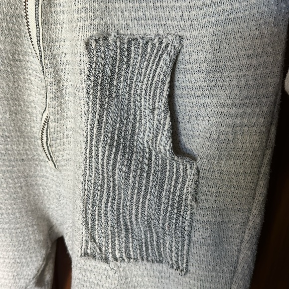 Free People Beach Brand Grey Onesie Hoodie - Picture 3 of 13